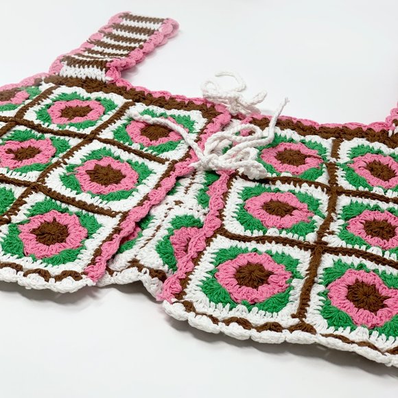 ANTHROPOLOGIE | Reversible Floral 100% Cotton Crochet Tank | NWT - Picture 8 of 9